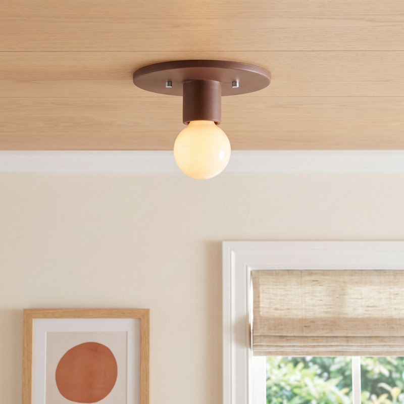 Ambrette Flush Mount, Canyon Clay