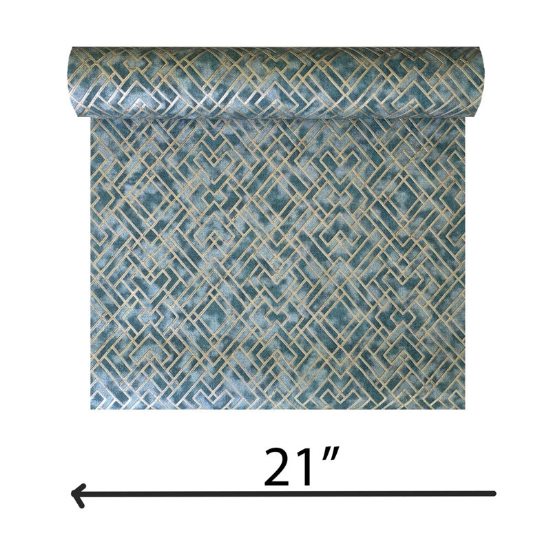 Papier peint géométrique texturé gaufré géométrique