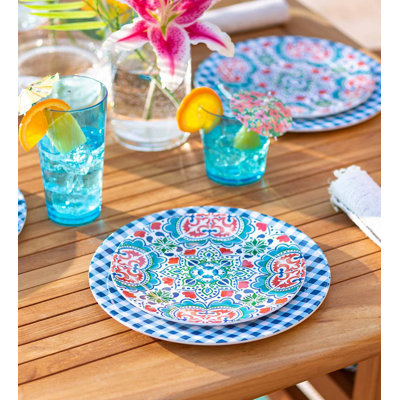 Talavera Melamine Salad Plates, Set Of 6