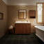FLW Pregression 36 Wood Sink Vanity-424401391