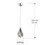 Abbotsen 1 - Light LED Crystal;Single Pendant-1878335095