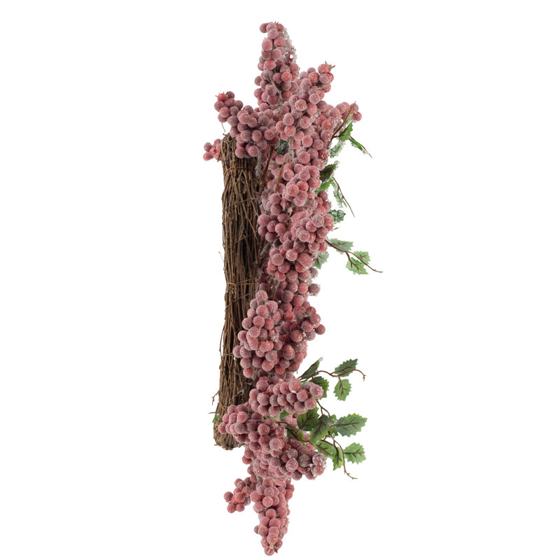 Couronne de mousse 18 po, Rouge riche