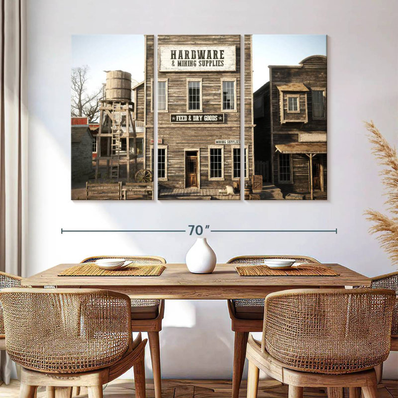 Lelar Western Hardware, 42" H x 65" W