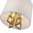 4 - Light Gold Single Chandelier