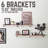 Mandrup Heavy Duty Industrial Pipe Shelf Bracket Kit-1144633900