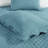 Solid Color 3 Piece Scalloped Edge Crinkle Microfiber Quilt Set-1623968273-1623968274