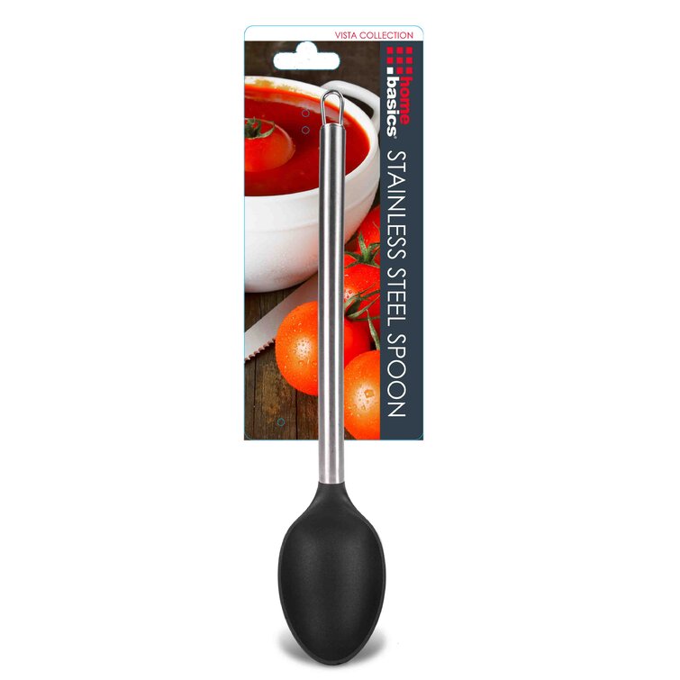 Home Basics Stainless Steel Cooking Spoon