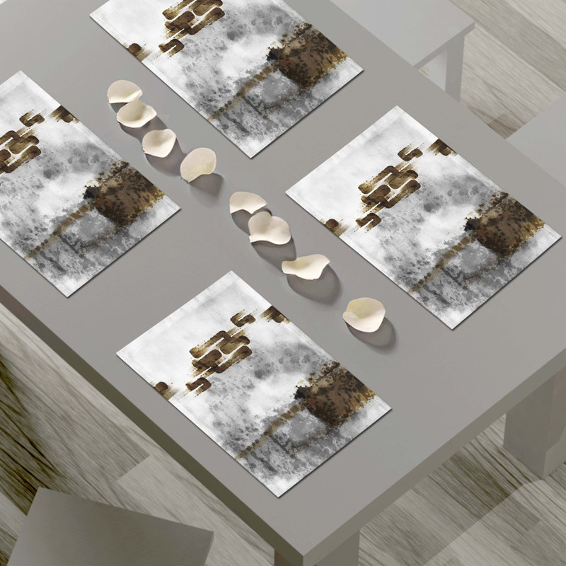 Napperon abstrait en polyester