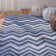 Mardell Hand Tufted Cotton Chevron Rug
