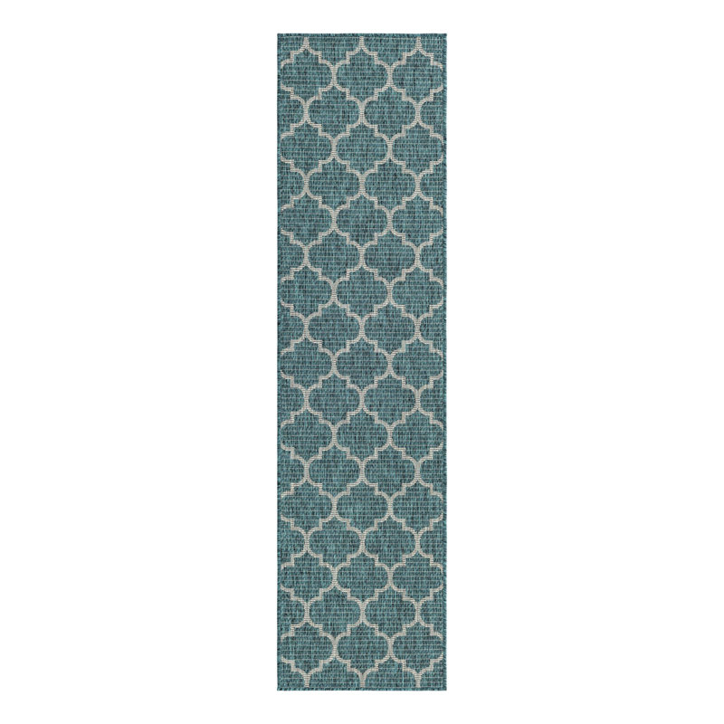 Annetrude Geometric Indoor / Outdoor Rug, Runner 2' x 8'
