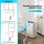 Costway 12000 BTU Wi-Fi Connected Portable Air Conditioner with Heater
