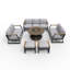 Areefa 9 - Person Patio Conversation Set with Cushions-1334065178