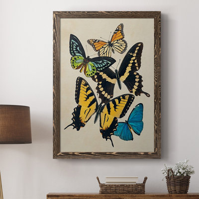 «Eisenbarth Collage Butterflies II», reproduction d'art sur toile