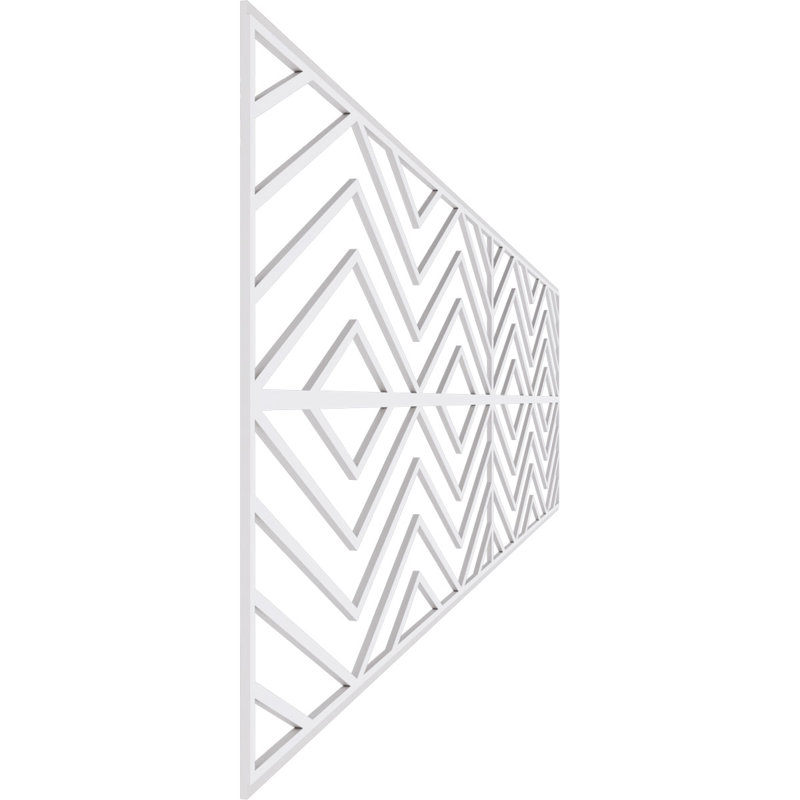 Panneau de lambris H 28 1/4 po x l 94 1/2 po x P 2/5 po
