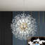 16-Light Golden Dandelion Chandeliers Modern Crystal Light Fixture,Firework Chandelier