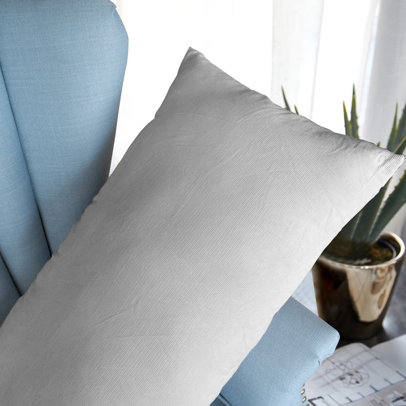 Cotton Corduroy Pillow Cover, Light Gray