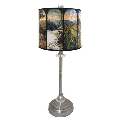 Lampe buffet 28" crystal Newby