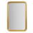 Rounded Rectangle Fluted Wall Mirror Gold See Below