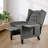 Manual Adjustable WingBack Recliner Chair. with Foldable Side Table, USB Charging ports-454845832