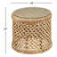 Malacca Glass End Table