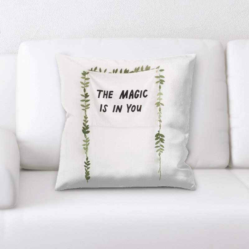 Minimalism Microsuede Reversible Throw Pillow