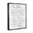 Our Father Religious Prayer Reading Spiritual Scripture by Lettered and Lined - Floater Frame Print on Canvas-92352344-92352342