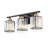 3-Light Dimmable Vanity Light with Cylinder Glass Crystal Shade-1447326333