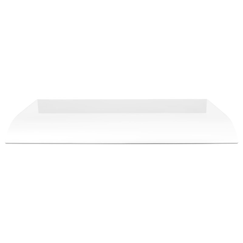 Auvent de fenêtre incliné en transparent, H 2 po x l 23,6 po x P 15,7 po, Transparent