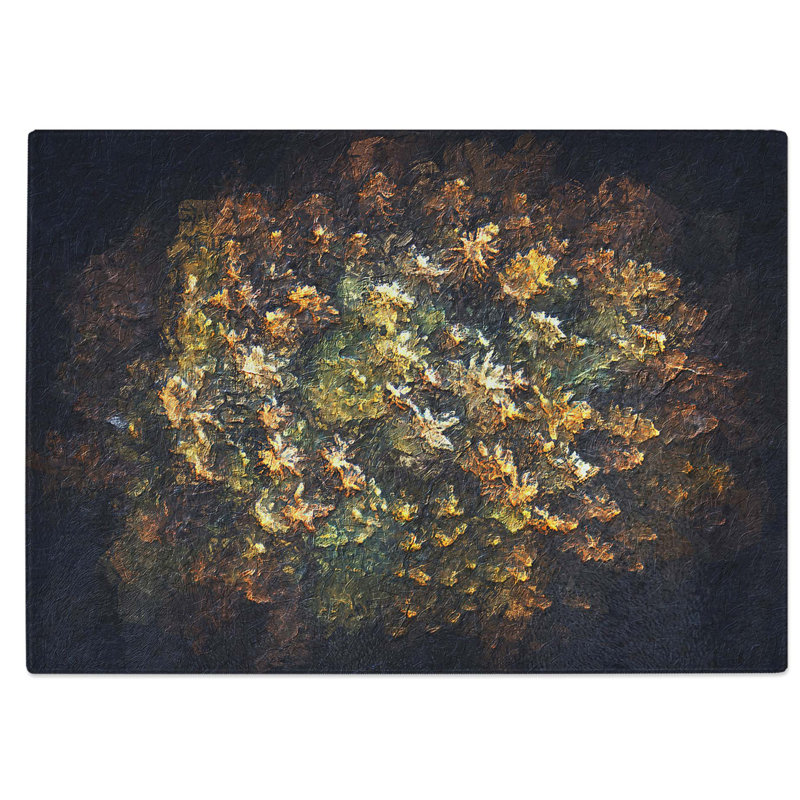 Tempered Glass Ball of Trees Chopping Board, 28.5 cm W x 20 cm L