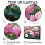 Pivoines Keeney le long des rangées de légumes - art mural pivoines pour le salon-467527582-467527583-467527558