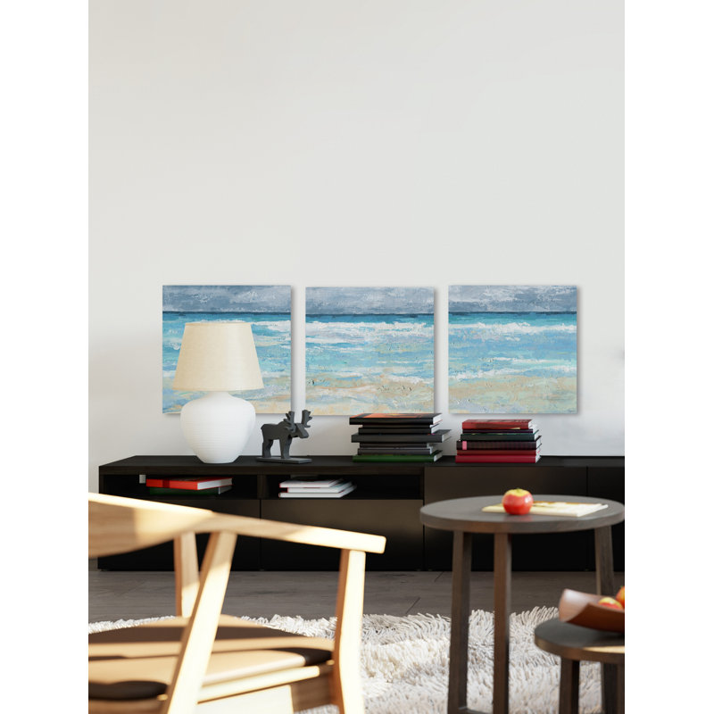 « guépards sea »-image multi-pièces sur toile tendue, H 12 po x l 12 po x P 1,5 po