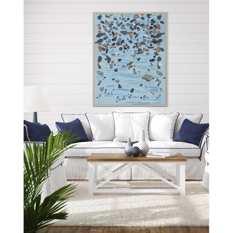 Stones Print by Paule Marrot, Unframed, 54" H x 42" W x 1.25" D