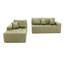 Canapé-lit d'angle en similicuir avec méridienne comprimée, canapé sectionnel en forme de L avec mousse haute densité, aucun assemblage requis-598765868