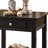 Pullman Contemporary 22" Square 1-Drawer End Table with Storage in Black