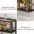 Metal Bar Rack And Glass Rack