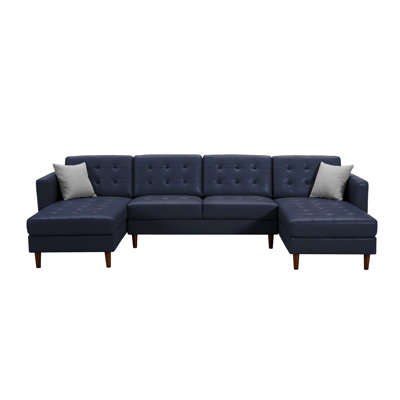 Modern Sofa U-Shaped Sofa Tech PU Leather