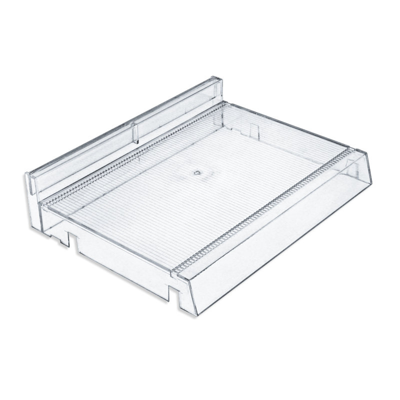Clear Acrylic Adjustable Cosmetic Tray Set, 12" Wide