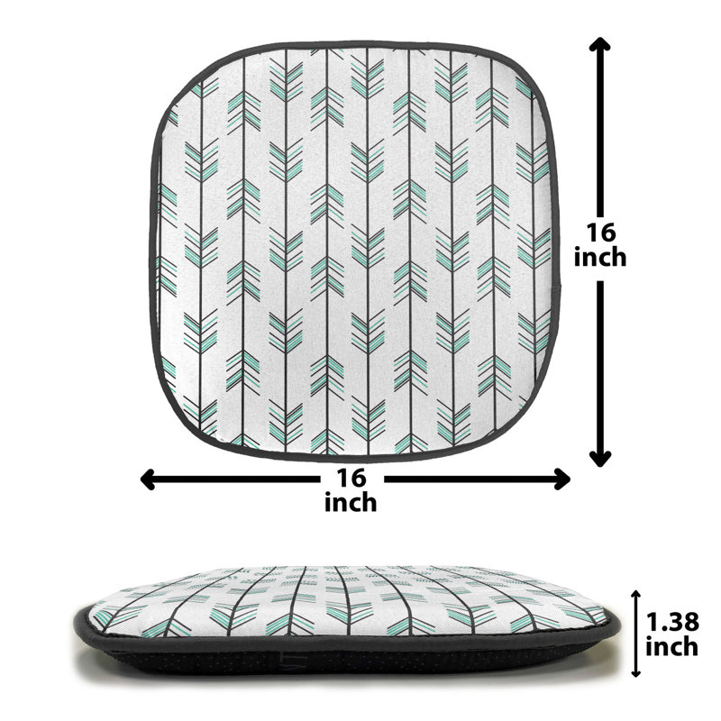 Outdoor 1.38'' Dining Chair Seat Cushion