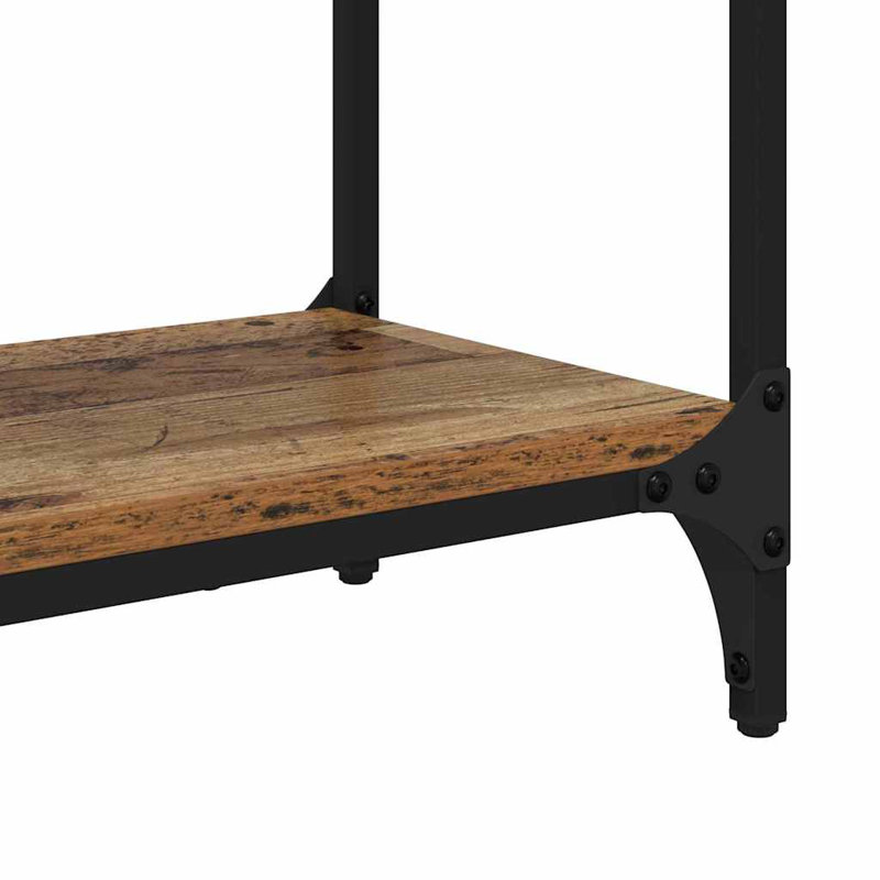 Console Table, Old Wood, 75cm H x 75cm W x 29cm D