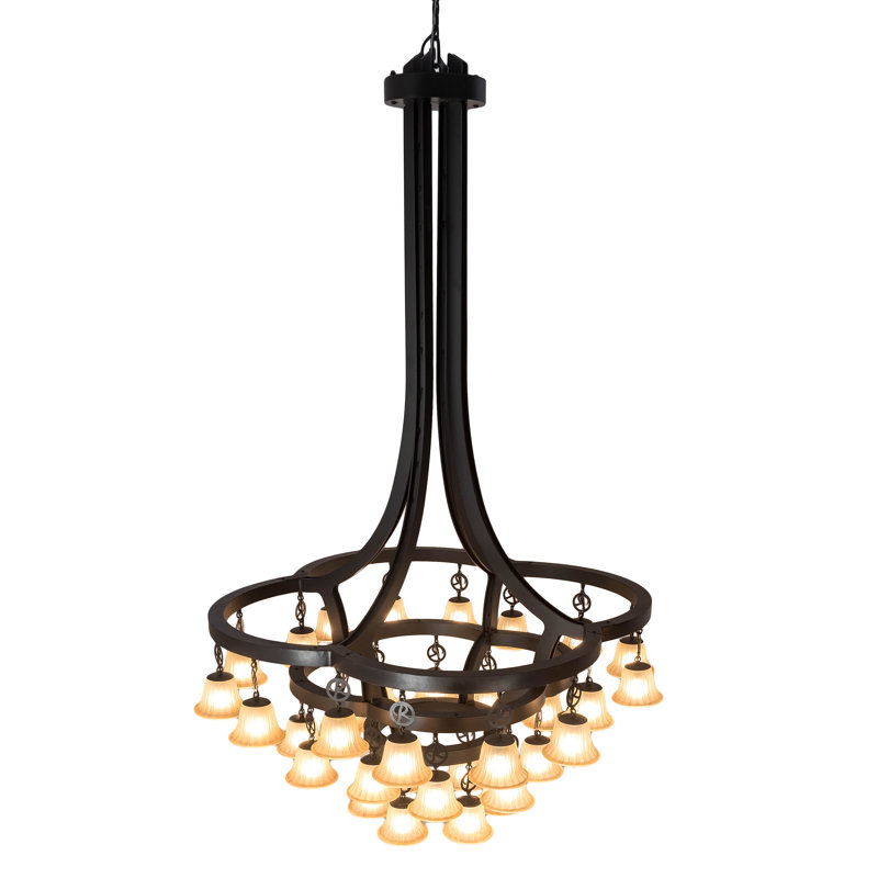 Lustre à niveaux unique 34 lumières Cretella