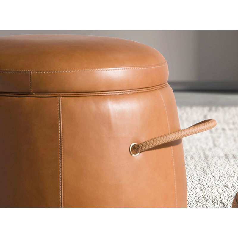 52cm Wide No Pattern Pouffe Ottoman