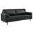 Black Genuine Leather