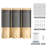 Shampoo And Conditioner Dispenser,Shower Dispenser 3 Chamber No Drill Shampoo Dispenser For Shower Wall Mounted Shower Soap Dispenser For Bathroom Hotel,Large Capacity 3 * 500ML,Gold