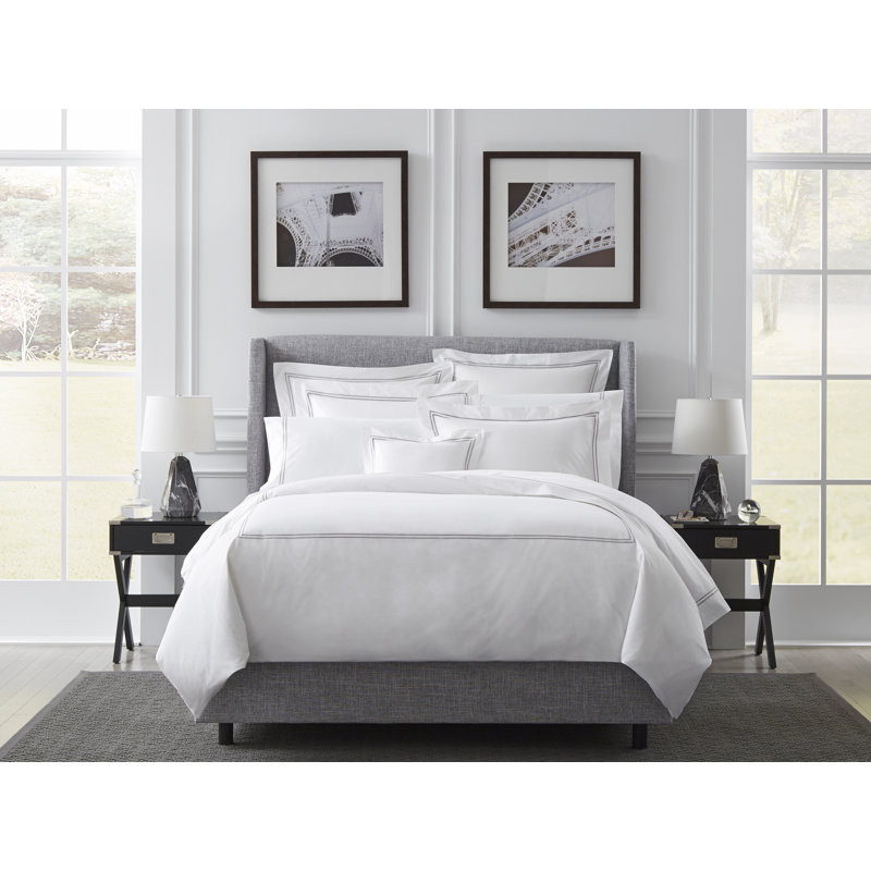 Grande Hotel Percale Pillow Case, White, Standard