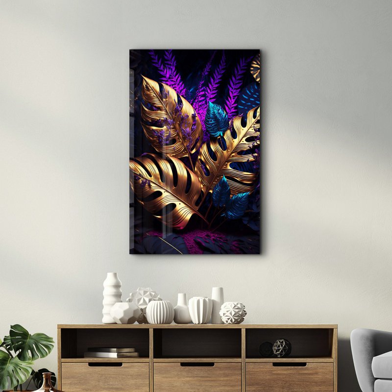 Peinture décorative en verre trempé