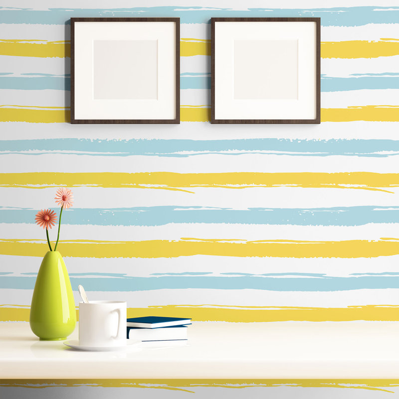 Panneau de papier peint adhésif et colle amovible Reach, L 126 po x l 24 po