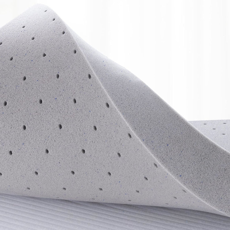 Très grand matelas en mousse à mémoire de forme gélifiée de 3 pouces, sommeil rafraîchissant, détente, douceur, - États-Unis, mousse de taille moderne pour une réduction confortable et luxueuse