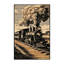 Machine Washable Transportation Black Area Rug-1860009329