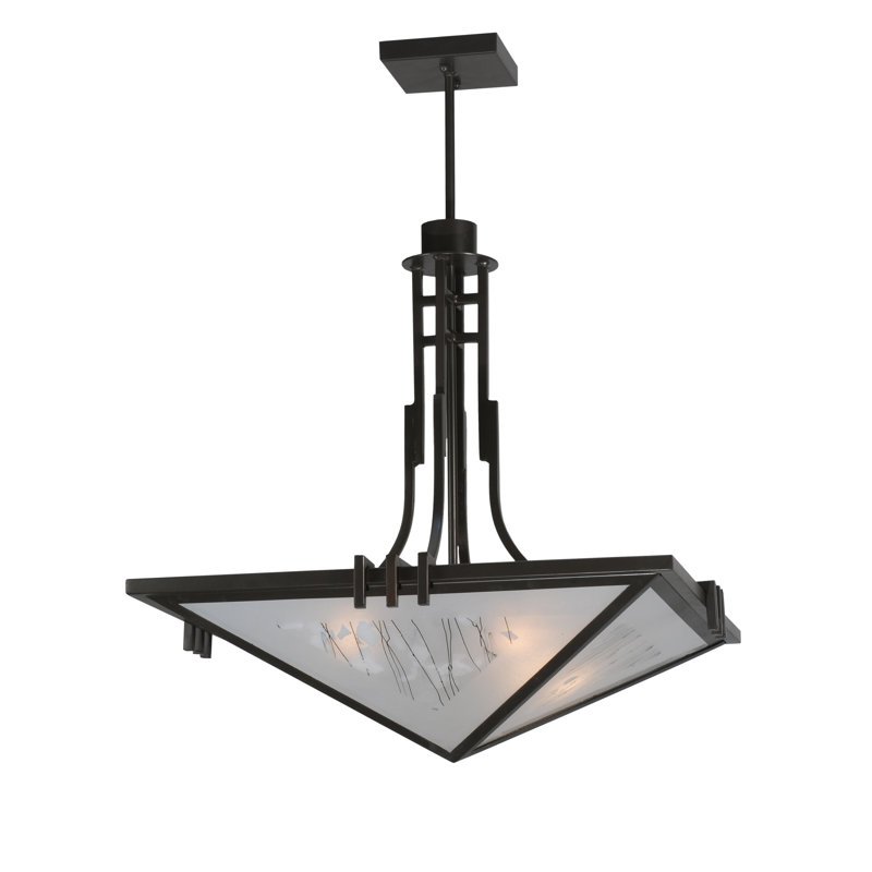 Metro Fusion 4 - Light Pendant, Steel, Clear