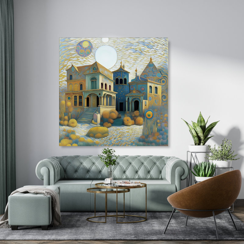 Bright Skies I, 24" H x 24" W